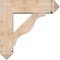 Ekena Millwork Funston Arts and Crafts Smooth Bracket w/ Offset Brace, Douglas Fir, 7 1/2"W x 26"D x 26"H BKT0806X26X26FST03SDF - alternate 3